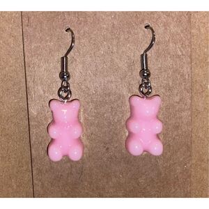 ☀️3/$9☀️ Pink Gummy Bear Earrings